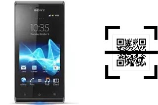 Como ler QR code no Sony Xperia J?