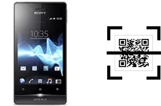 Como ler QR code no Sony Xperia miro?