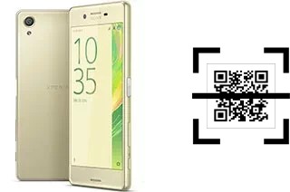 Como ler QR code no Sony Xperia X?