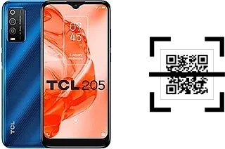 Como ler QR code no TCL 205?