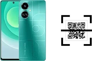 Como ler QR code no Tecno Camon 19?