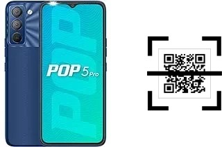 Como ler QR code no Tecno Pop 5 Pro?