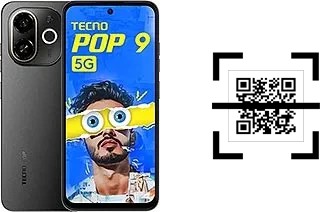 Como ler QR code no Tecno Pop 9?