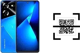 Como ler QR code no Tecno Pova 5?