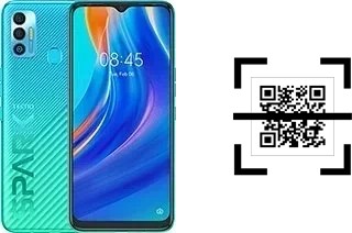 Como ler QR code no Tecno Camon 18i?