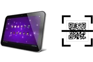 Como ler QR code no Toshiba Excite 10 SE?