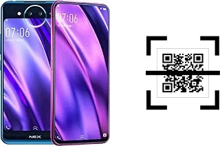 Como ler QR code no vivo NEX Dual Display?