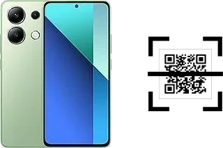 Como ler QR code no Xiaomi Redmi Note 13 4G?