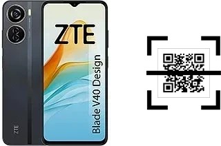 Como ler QR code no ZTE Blade V40 Design?