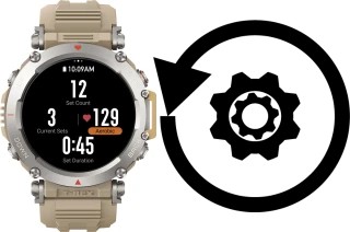 Como resetar um Amazfit T-Rex Ultra