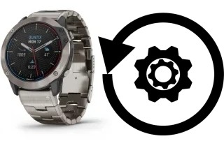 Como resetar um Garmin quatix 6x Solar