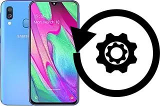 Como resetar um Samsung Galaxy A40