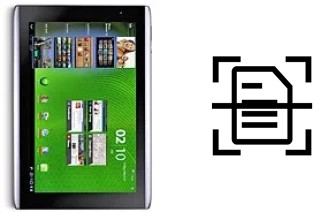 Digitalize documentos em um Acer Iconia Tab A500