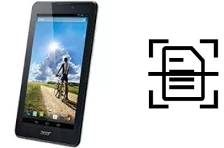 Digitalize documentos em um Acer Iconia Tab 7 A1-713