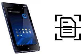 Digitalize documentos em um Acer Iconia Tab A101