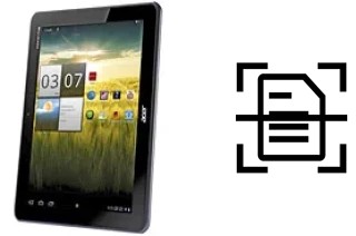 Digitalize documentos em um Acer Iconia Tab A200