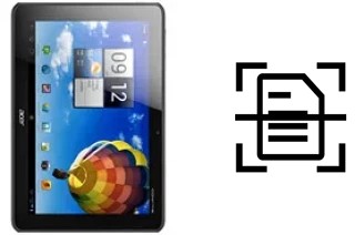 Digitalize documentos em um Acer Iconia Tab A510