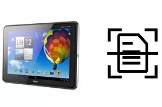 Digitalize documentos em um Acer Iconia Tab A511