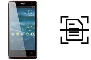 Digitalize documentos em um Acer Liquid E3