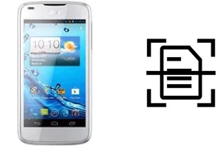 Digitalize documentos em um Acer Liquid Gallant Duo