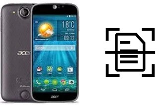 Digitalize documentos em um Acer Liquid Jade S