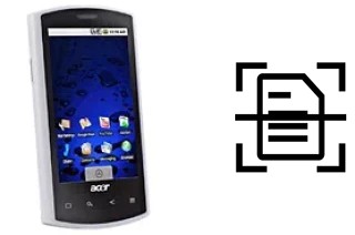 Digitalize documentos em um Acer Liquid