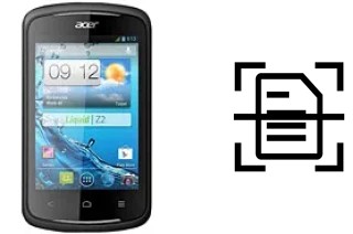 Digitalize documentos em um Acer Liquid Z2