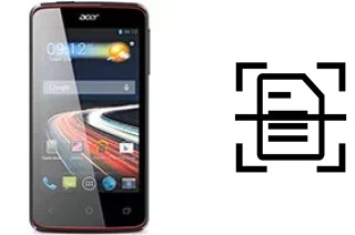 Digitalize documentos em um Acer Liquid Z4