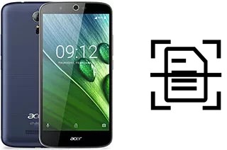 Digitalize documentos em um Acer Liquid Zest Plus