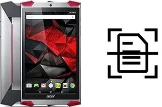 Digitalize documentos em um Acer Predator 8