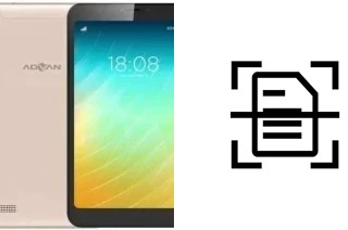 Digitalize documentos em um Advan G-Tab 8