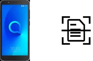 Digitalize documentos em um Alcatel 1C