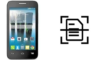 Digitalize documentos em um alcatel Evolve 2