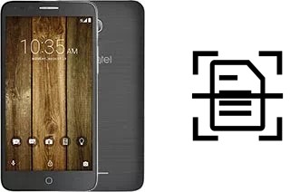 Digitalize documentos em um alcatel Fierce 4