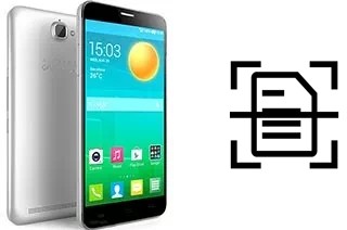 Digitalize documentos em um alcatel Flash
