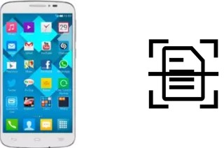 Digitalize documentos em um Alcatel OneTouch Pop C7