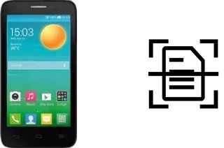Digitalize documentos em um Alcatel OneTouch Pop D5