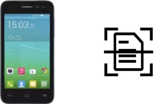 Digitalize documentos em um Alcatel OneTouch Pop S3