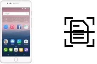 Digitalize documentos em um Alcatel OneTouch Pop Up