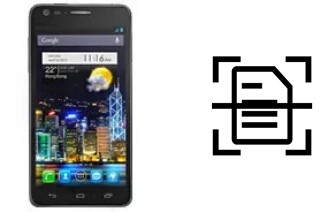Digitalize documentos em um alcatel One Touch Idol Ultra