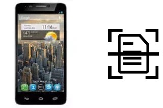 Digitalize documentos em um alcatel One Touch Idol