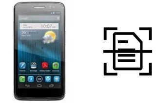 Digitalize documentos em um alcatel One Touch Scribe HD-LTE