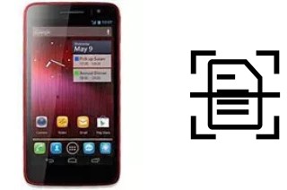 Digitalize documentos em um alcatel One Touch Scribe X