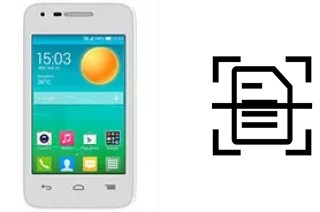 Digitalize documentos em um alcatel Pop D1