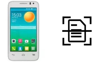 Digitalize documentos em um alcatel Pop D3