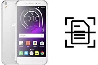 Digitalize documentos em um alcatel Shine Lite