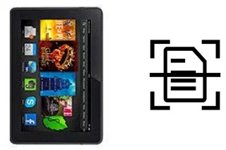 Digitalize documentos em um Amazon Kindle Fire HDX