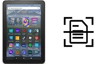 Digitalize documentos em um Amazon Fire HD 8 Plus (2022)