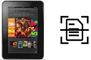 Digitalize documentos em um Amazon Kindle Fire HD