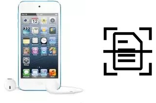 Digitalize documentos em um Apple iPod touch 5th generation